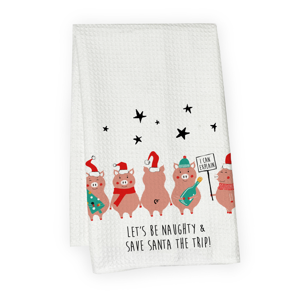 Let's Be Naughty Microfiber Hand Towel