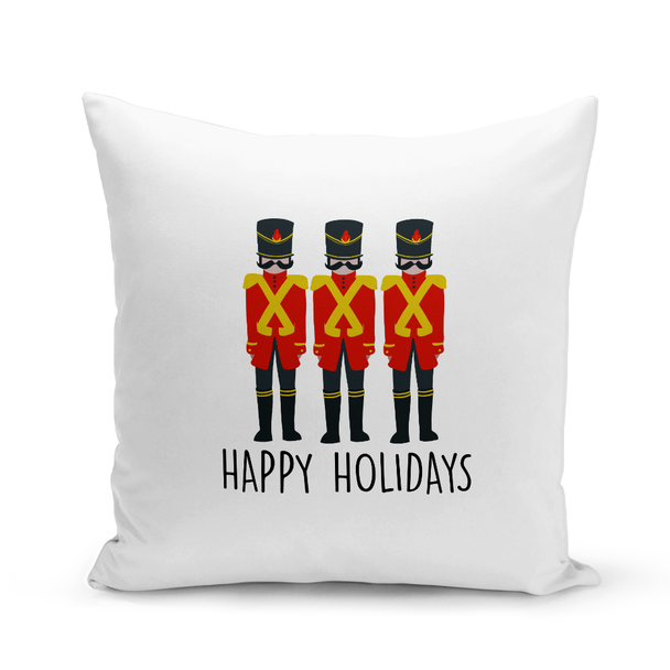 Toy Soldiers White Pillow Cover
