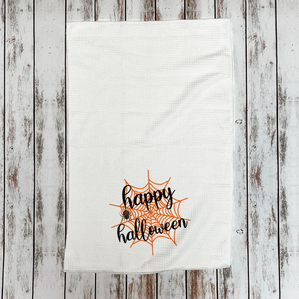 Happy Halloween Web Microfiber Hand Towel