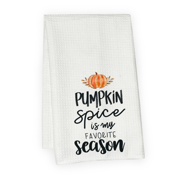 Pumpkin Spice Microfiber Hand Towel