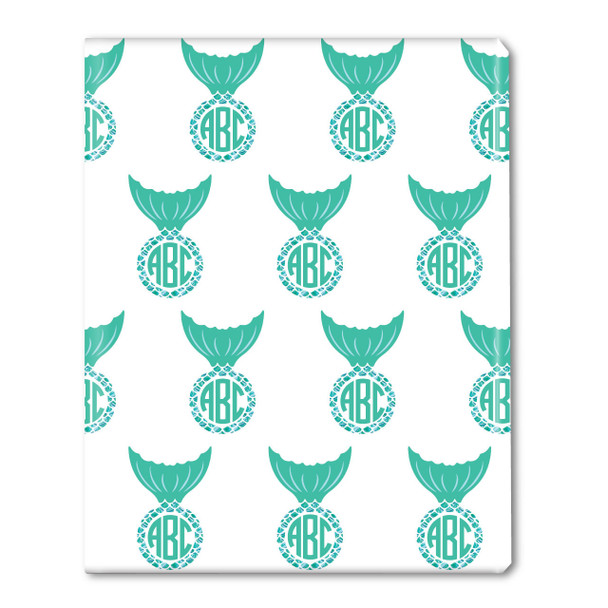 Mermaid Tails Monogram Gift Wrap Mermaid Tails Monogram Gift Wrap