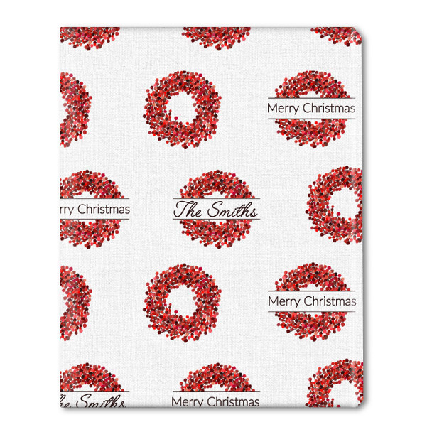 Berry Wreaths Personalized Gift Wrap