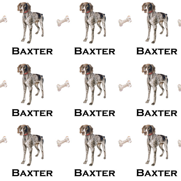 Watercolor German Shorthaired Pointer Personalized Gift Wrap