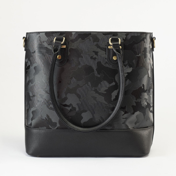 Midnight Camo Claire Tote - Vegan Leather