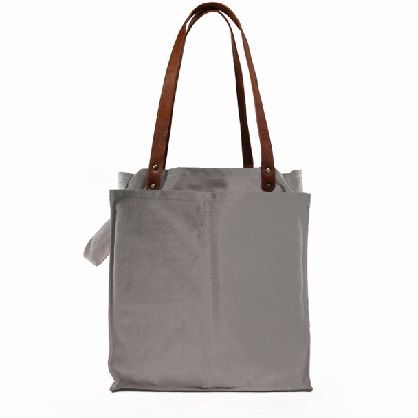 Graphite Canvas Multi-Pocket Ultimate Market Tote