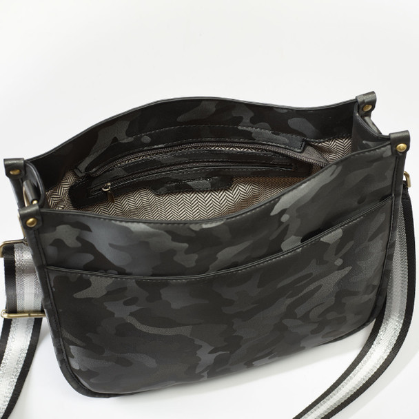 Greys Camo Lenox Saddlebag - Vegan Leather