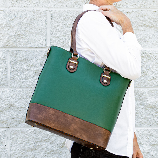 Evergreen Claire Tote - Vegan Leather - Stamped