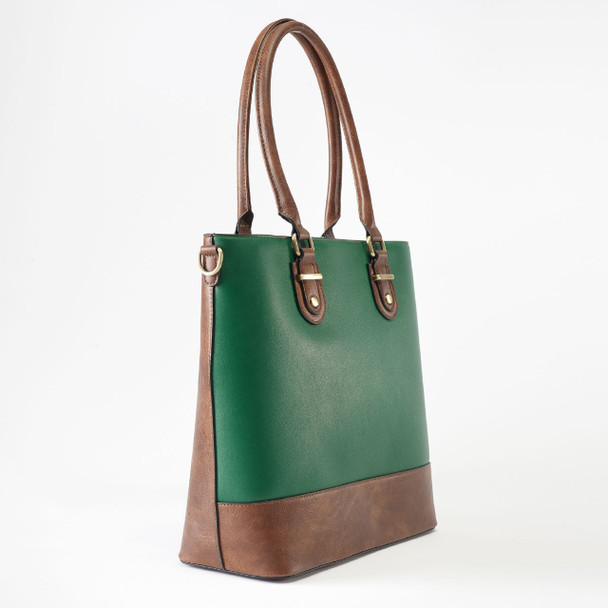 Evergreen Claire Tote - Vegan Leather - Stamped