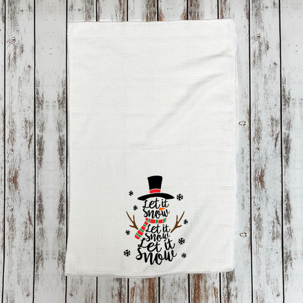 Let it Snow Microfiber Hand Towel