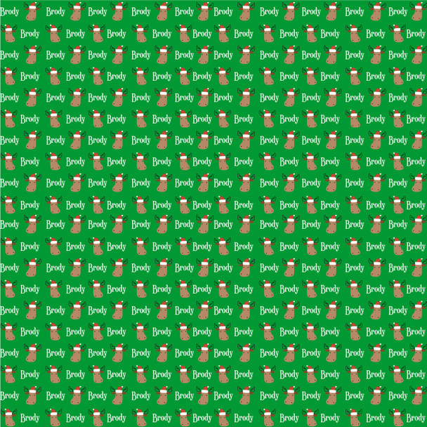 Merry Chrismoose Personalized Gift Wrap