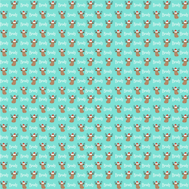 Merry Chrismoose Personalized Gift Wrap