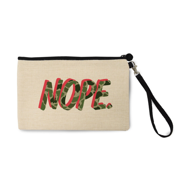 Nope Natural Zip Pouch Nope Natural Zip Pouch