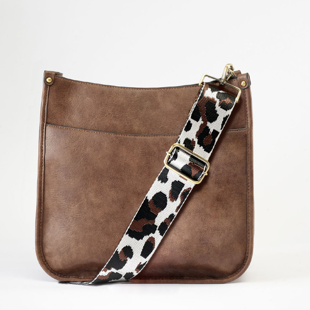 Brown Lenox Saddlebag - Vegan Leather