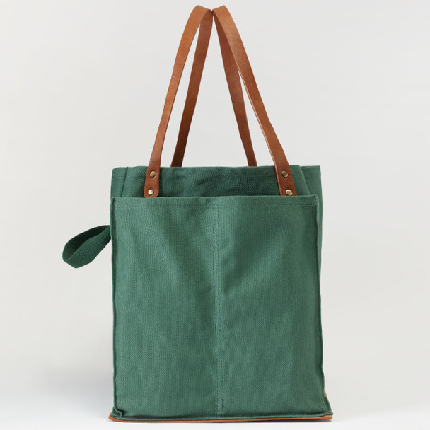Sea Green Canvas Ultimate Market Tote