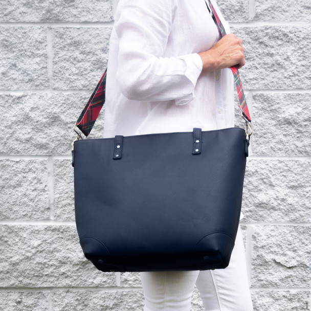 Sutton Tote- Navy Night - Vegan Leather