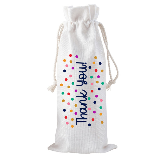 Dottie Sayings Drawstring Bottle Tote