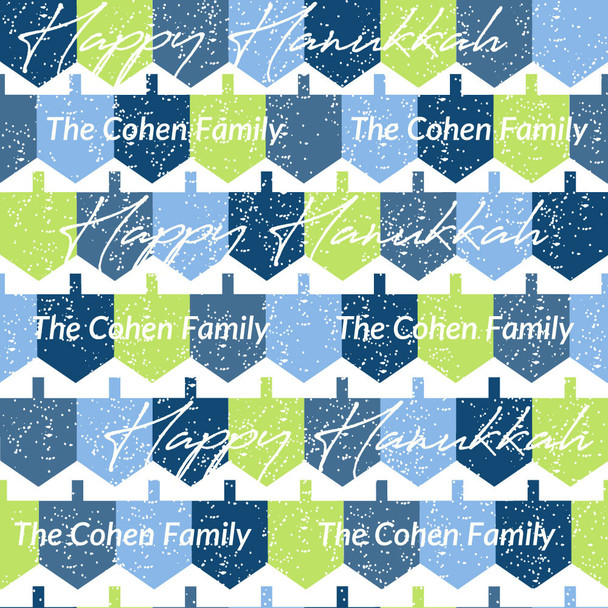 Dreidel Dreidel Personalized Gift Wrap
