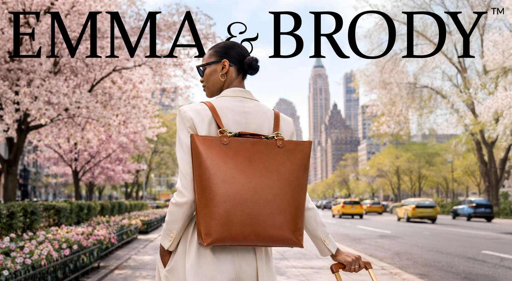 Emma & Brody Spring 2026 collection showcasing vibrant fashion pieces on display in a stylish setting.