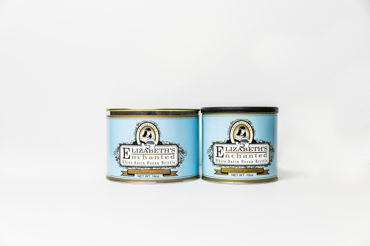 Elizabeth's Enchanted White Satin Pecan Brittle - Elizabeth's Pecans