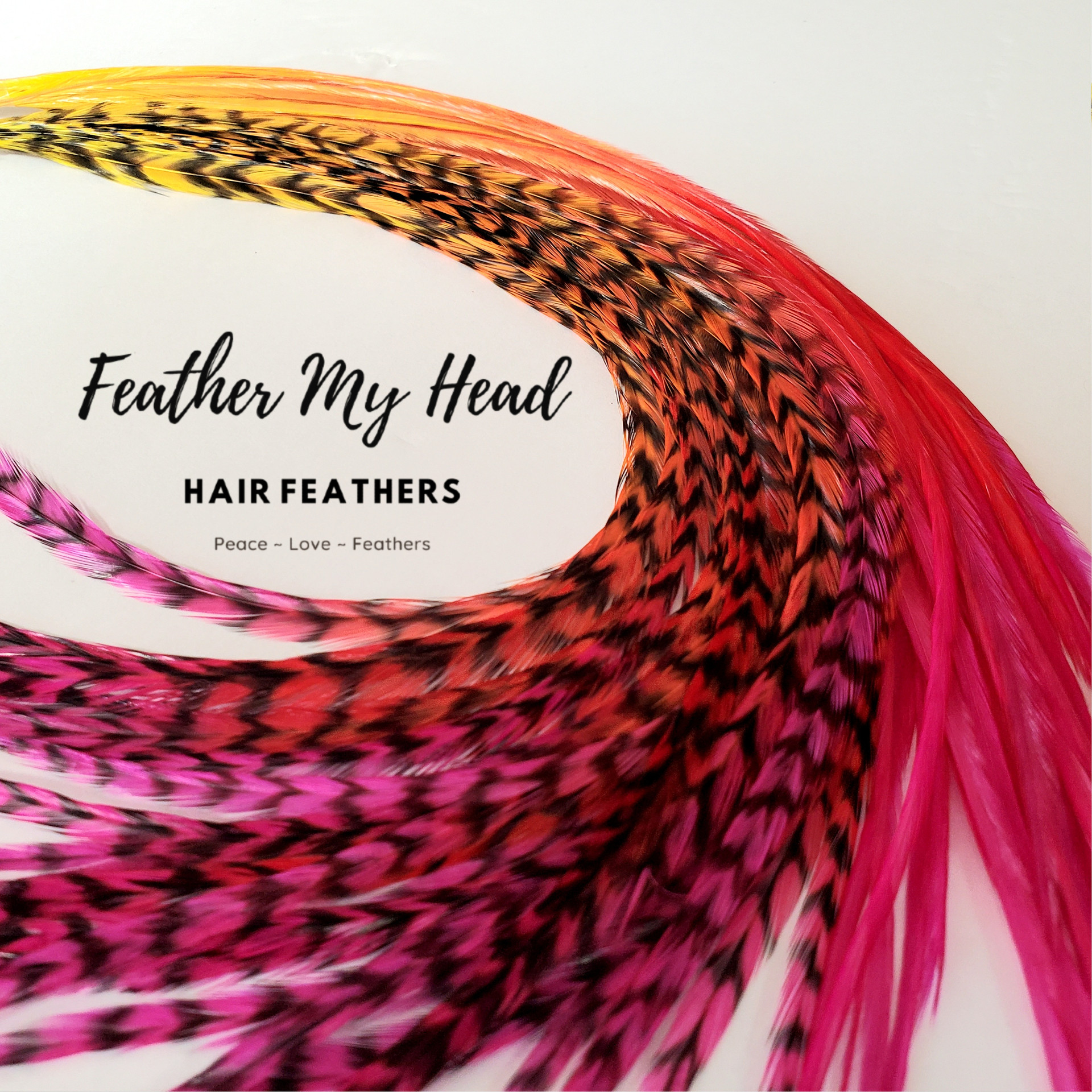 Dark Blue Hair Feather Extensions