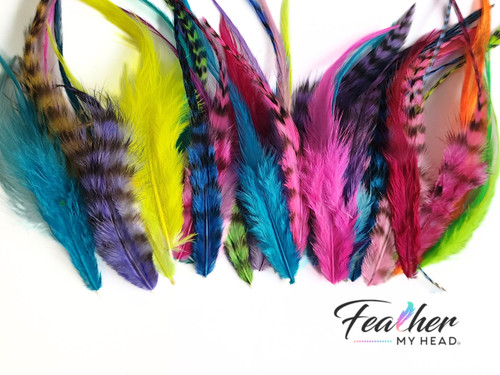 50 Short Hair Feathers - Crats - Fly Tying