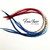 red, white and blue hair feathers - feather hair extensions. Hair Accessory for 4th of July