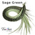 Sage Green hair feather extension kit