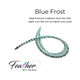 Blue Frost Feather Hair Extension kit by Feather My Head in long lengths