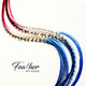 red, white and blue hair feathers - feather hair extensions. Hair Accessory for 4th of July