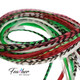 Introducing our Merry and Bright Salon Pack of Hair Feathers from the Christmas Collection—a perfect way to elevate your clients' festive looks! With 32 premium feathers in vibrant hues of Red, Green, White-Cream, and Black and White Grizzly Striped, this pack adds a touch of holiday spirit to your salon services.
Available in a range of lengths from shorter 10-inch feathers to in-demand 16-inch feathers for clients with longer hair, this versatile selection ensures that salon professionals can cater to a diverse array of hairstyles and client preferences, making it easy to customize and meet the unique demands of their patrons.

Bring festive magic to your salon by allowing your clients to embrace the joy of the season with this Christmas hair accessory.