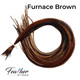 Furnace Brown Hair Feathers are the perfect way to add some subtle style to your look. With natural undyed feathers and a rich brown color, you can achieve an eye-catching look. Our natural undyed feather hair extensions come in a rich brown color with a unique black stripe running down the center. These luxury feathers look great on all hair colors and styles, adding texture, body, and movement to your already beautiful locks.