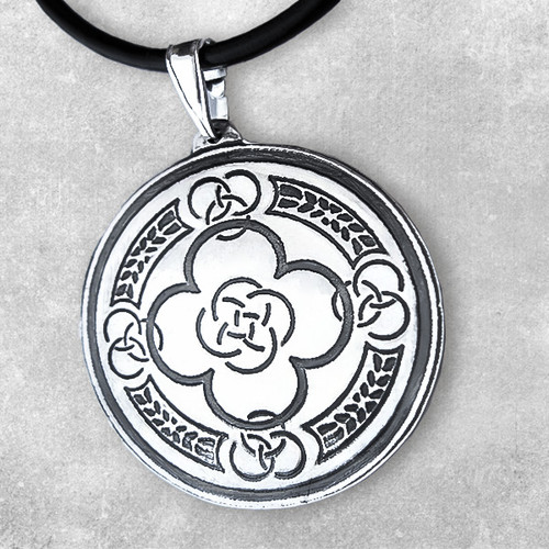 Celtic Knot Warrior Shield – Protection Talisman Necklace