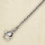 Aquarius. Four Elements Zodiac Talisman with Fluorite. Silver pendant