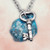 Lucky Key Pendant on Small Turquoise – Talisman of Protection, Prosperity & Harmony