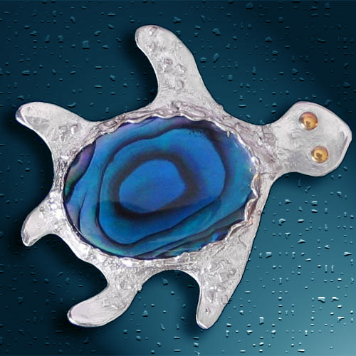 Lucky Turtle Brooch