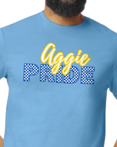Aggie Pride Tee - Carolina Blue Script Aggie Pride Tee - Carolina Blue Script