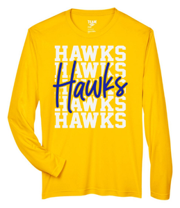 Gold Stacked Performance Long Sleeve