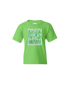 Gildan lime green Tee