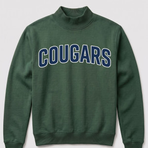 Cedar Creek Cougars Mock Neck Sweatshirt