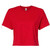 Cropped tee option with Tech emblem