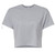 Next Level tee Grey cropped cotton tee option