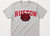 Ruston Tee with Red Lettering with bearcat head