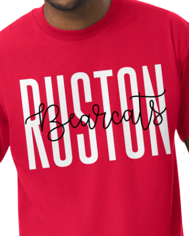 Ruston Bearcat Gildan softstyle tee