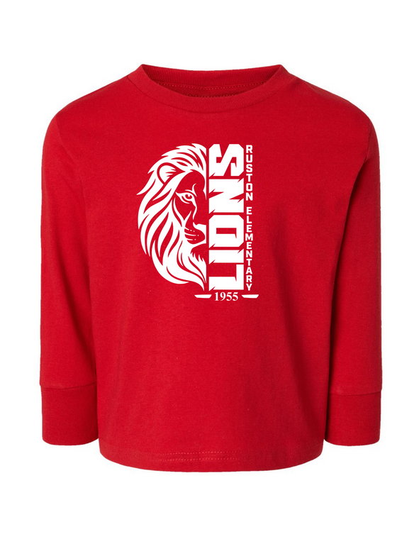 Rabbit Skins Cotton Long Sleeve W/ RES Logo