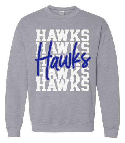 Gray Stacked Sweatshirt