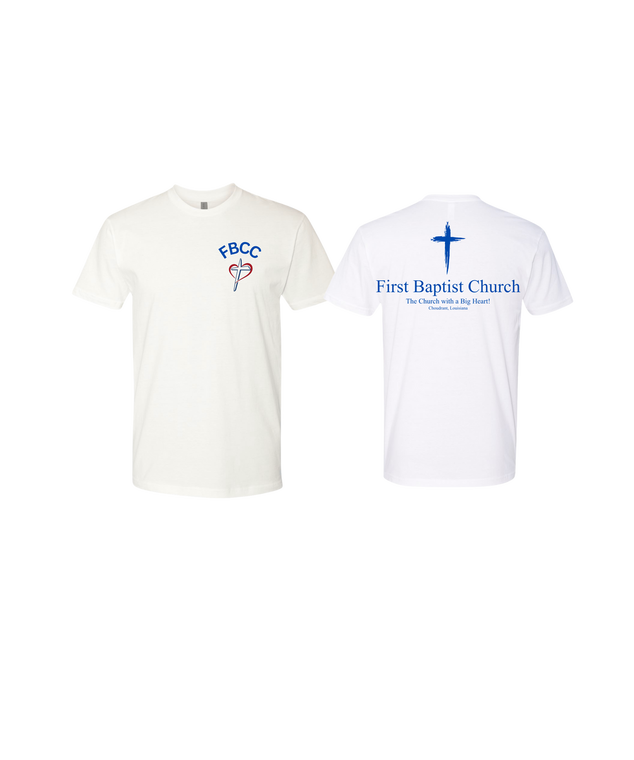 Gildan Softstyle White with back and front logos
