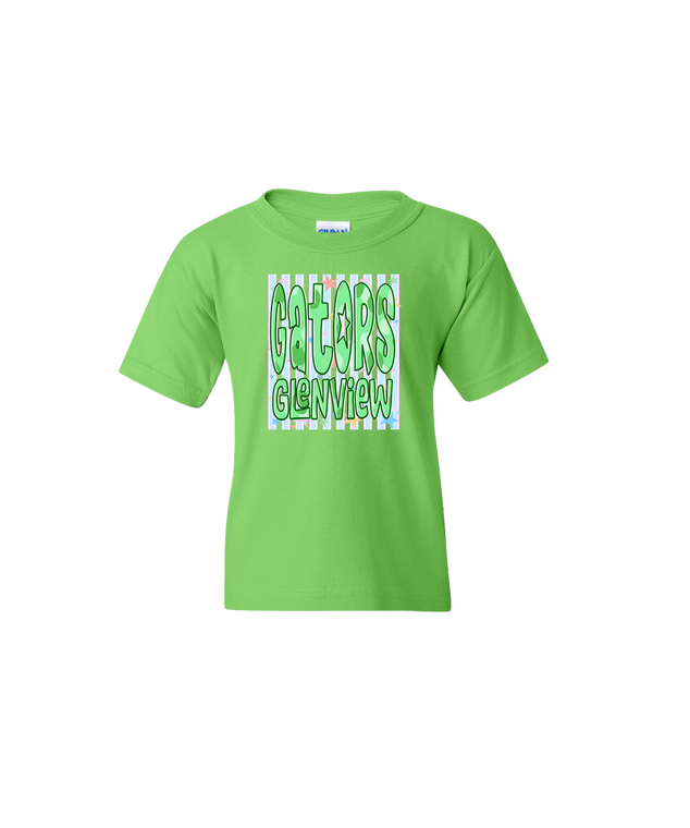 Gildan lime green Tee