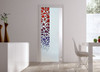 Classic Glass Pocket Door System Handpainted SARETA