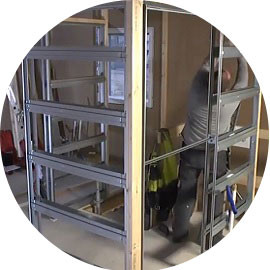 ​We say Eclisse pocket door systems are quick and easy to assemble but just how quick is that?