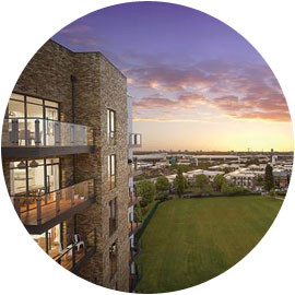 Bellway Homes apartments in Lansbury Square, London Docklands incorporate Eclisse pocket doors.